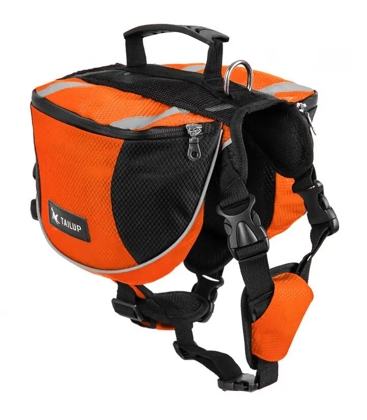 2 in 1 Dog Harness Backpack