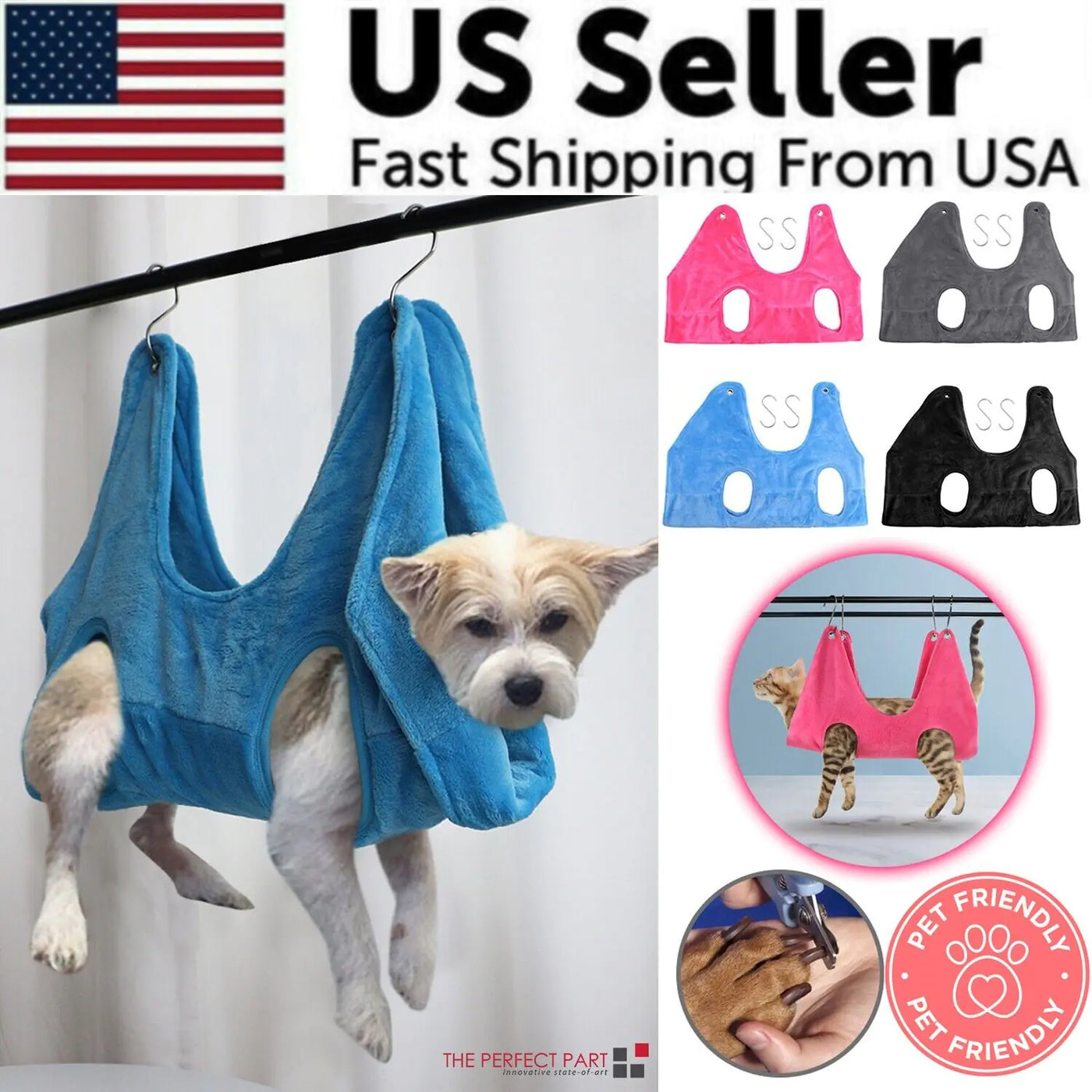 Portable Pet Grooming Hanging Hammock