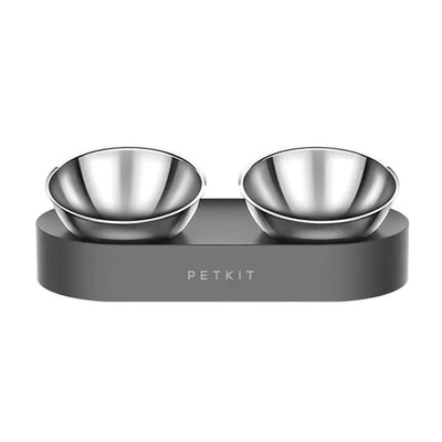 Stainless Steel Pet Adjustable Double Feeder Bowls