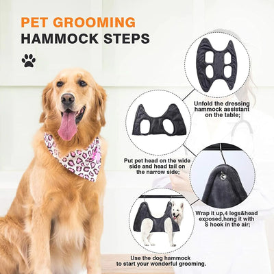 Portable Pet Grooming Hanging Hammock